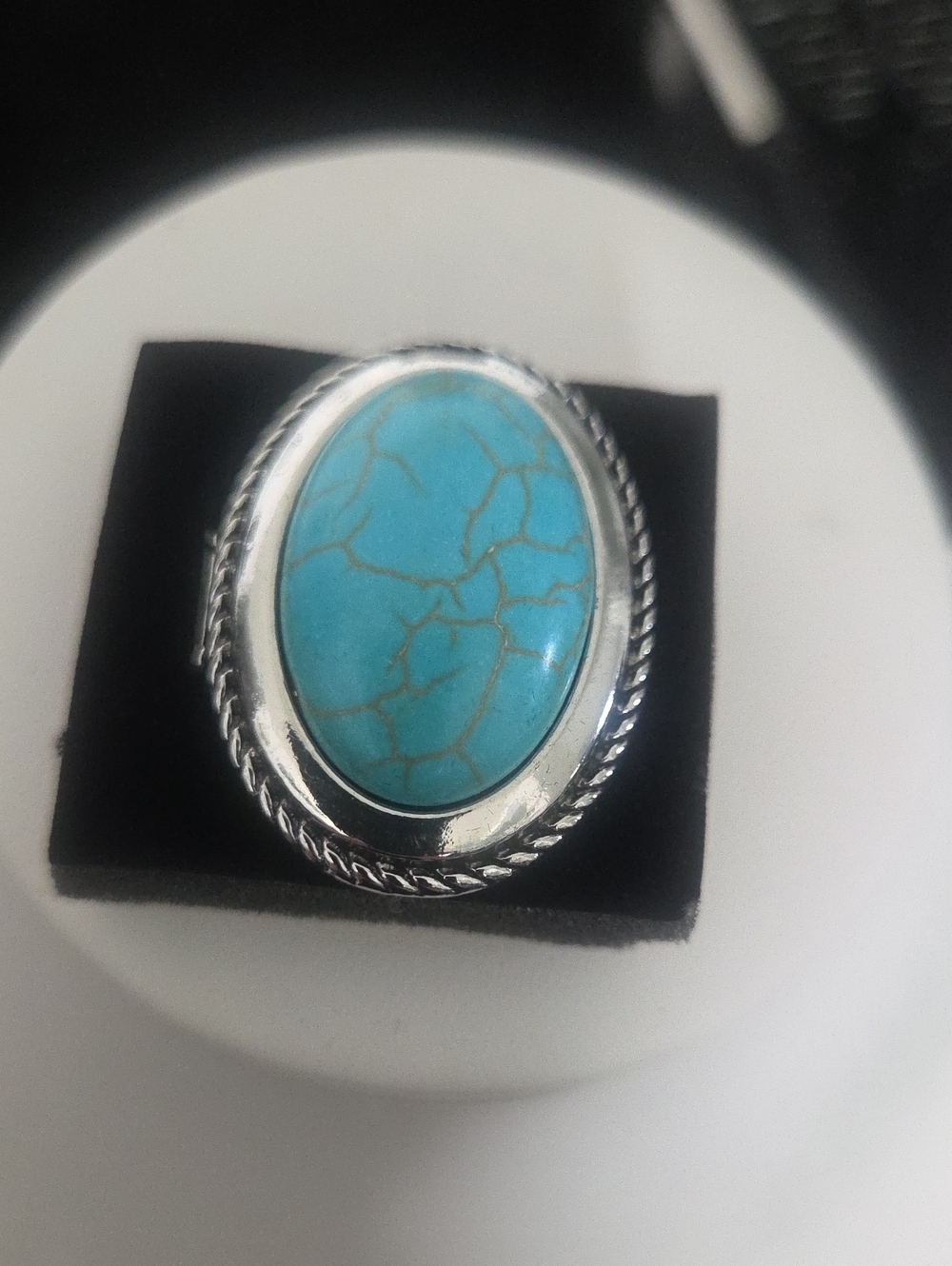 Paparazzi Canyon Sanctuary Blue Ring NWT